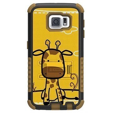 Samsung Galaxy S6 Beyond Cell Tri Shield Design Hybrid Suojakuori Giraffe