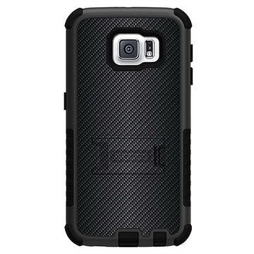 Samsung Galaxy S6 Beyond Cell Tri Shield Design Hybrid Suojakuori Hiilikuitu