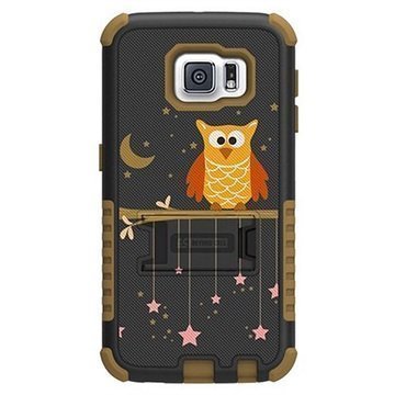 Samsung Galaxy S6 Beyond Cell Tri Shield Design Hybrid Suojakuori Twinkle Stars