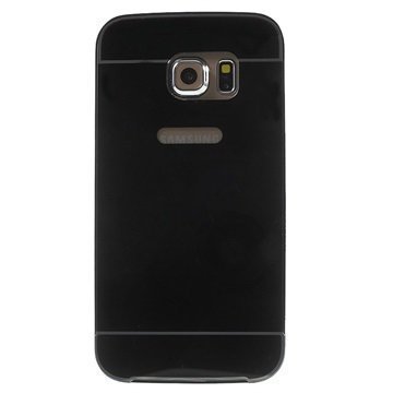 Samsung Galaxy S6 Edge 2 in 1 Bumper Kotelo Musta