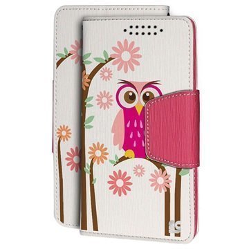 Samsung Galaxy S6 Edge+ Beyond Cell Infolio Design Lompakkokotelo Daisy Owl