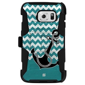 Samsung Galaxy S6 Edge Beyond Cell Kombo Shell Suojakuori Anchor / Chevron