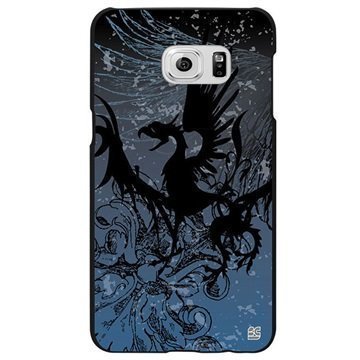 Samsung Galaxy S6 Edge+ Beyond Cell Protex Design Kova Suojakuori Dragon