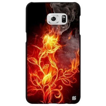 Samsung Galaxy S6 Edge+ Beyond Cell Protex Design Kova Suojakuori Flaming Flowers