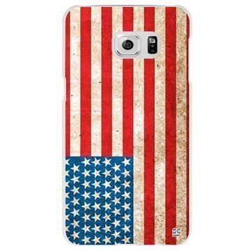 Samsung Galaxy S6 Edge+ Beyond Cell Protex Design Kova Suojakuori Vintage American Flag