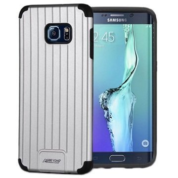 Samsung Galaxy S6 Edge+ Beyond Cell Slim Duo Shield Kuori Hopea / Musta