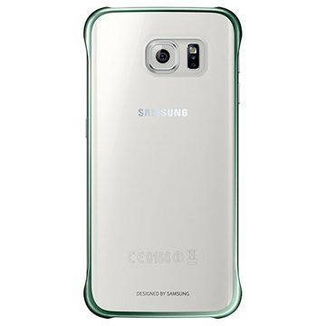 Samsung Galaxy S6 Edge Clear Suojakuori EF-QG925BGEGWW Vihreä