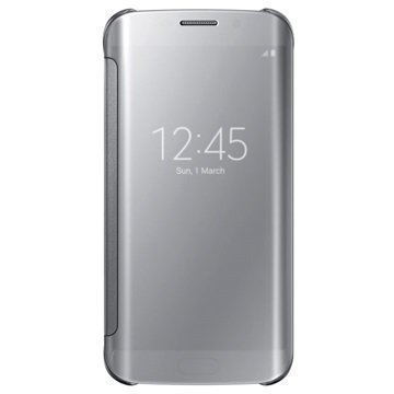 Samsung Galaxy S6 Edge Clear View Flip Kotelo EF-ZG925B Hopea