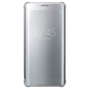 Samsung Galaxy S6 Edge+ Clear View Flip Kotelo EF-ZG928CS Hopeinen