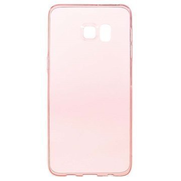 Samsung Galaxy S6 Edge+ Erittäin Ohut TPU Kotelo Punainen