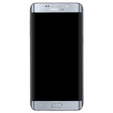 Samsung Galaxy S6 Edge+ Etukuori & LCD Näyttö Hopea