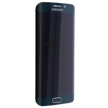 Samsung Galaxy S6 Edge Etukuori & LCD Näyttö Vihreä