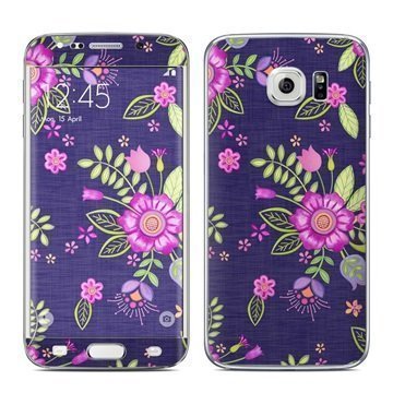 Samsung Galaxy S6 Edge Folk Floral Suojakalvo