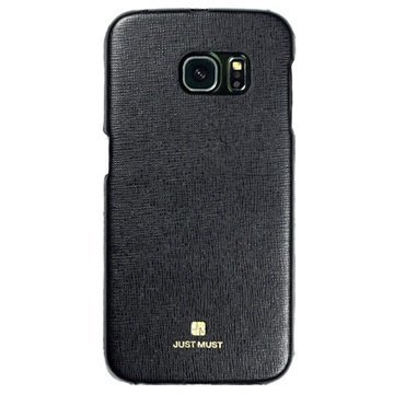 Samsung Galaxy S6 Edge Just Must SU Kovakotelo Musta