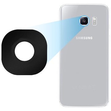 Samsung Galaxy S6 Edge Kameran Linssi Musta