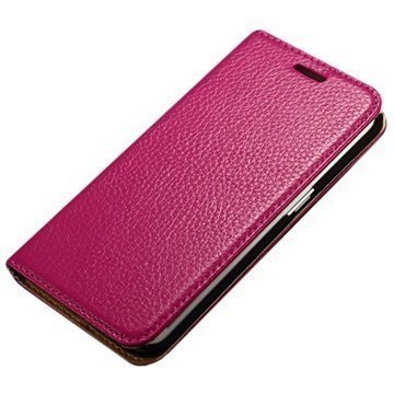 Samsung Galaxy S6 Edge Lompakkomallinen Nahkakotelo Violetti