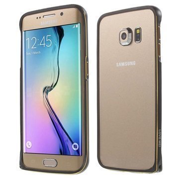 Samsung Galaxy S6 Edge Love Mei Alumiininen Suojakehys Musta