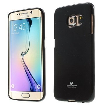 Samsung Galaxy S6 Edge Mercury Goospery TPU Kotelo Musta