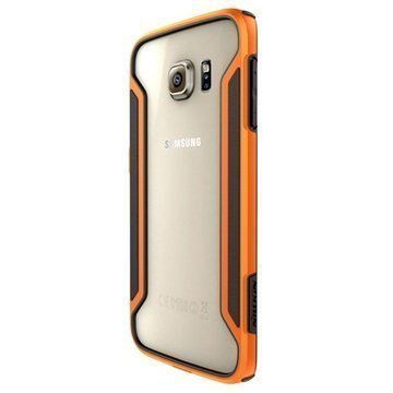Samsung Galaxy S6 Edge Nillkin Armor-Border Series Suojapuskuri Oranssi