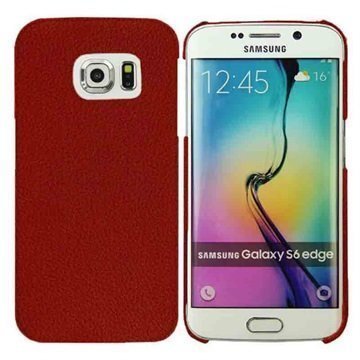 Samsung Galaxy S6 Edge Noreve Tradition E Nahkainen Snap-on Suojakuori Ambition Tomate