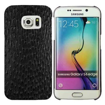 Samsung Galaxy S6 Edge Noreve Tradition E Nahkainen Snap-on Suojakuori Horizon AutrucheÂ - Musta