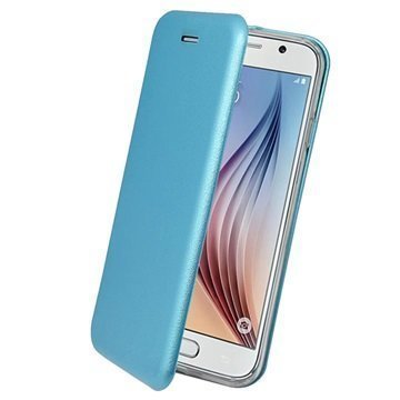 Samsung Galaxy S6 Edge PT line kattavasti suojaava lompakkokotelo â" Sininen