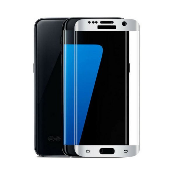 Samsung Galaxy S6 Edge Panssarilasi 3d Full Cover Valkoinen