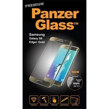 Samsung Galaxy S6 Edge+ PanzerGlass Premium Full Frame Screen Protector Gold