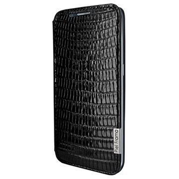 Samsung Galaxy S6 Edge+ Piel Frama FramaSlim Nahkakotelo Lisko Musta