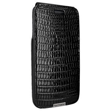 Samsung Galaxy S6 Edge+ Piel Frama iMagnum Nahkakotelo Lisko Musta