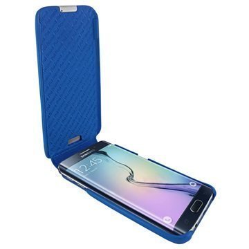 Samsung Galaxy S6 Edge+ Piel Frama iMagnum Nahkakotelo Sininen