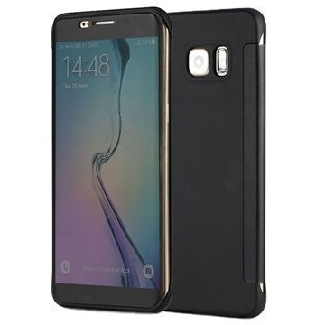 Samsung Galaxy S6 Edge+ Rock DR. V Series Läppäkotelo Musta