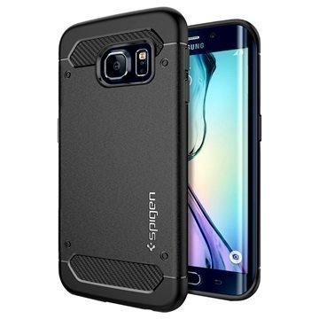 Samsung Galaxy S6 Edge Spigen Ultra Rugged Hybridikotelo Musta