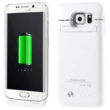 Samsung Galaxy S6 Edge Vara-akkukotelo Valkoinen