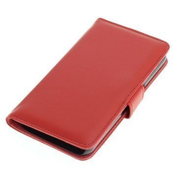 Samsung Galaxy S6 Kirjamallinen Läppäkotelo Punainen