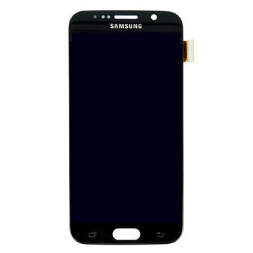 Samsung Galaxy S6 LCD Näyttö GH97-17260A Musta