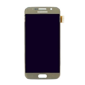 Samsung Galaxy S6 LCD Näyttö GH97-17260C Kulta