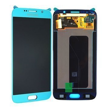 Samsung Galaxy S6 LCD-Näyttö GH97-17260D Sininen