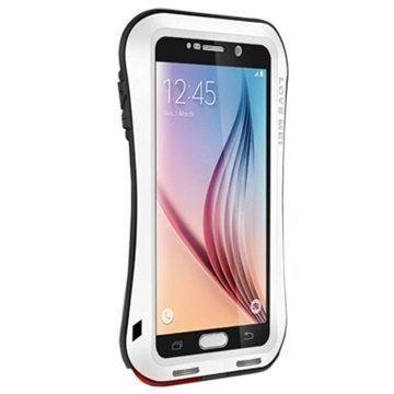 Samsung Galaxy S6 Love Mei Slim Waist Powerful Hybridikotelo Valkoinen