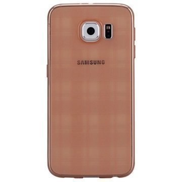 Samsung Galaxy S6 Momax Ultra Thin TPU Suojakuori Kahvi