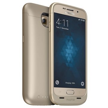 Samsung Galaxy S6 Mophie Juice Pack Akkukotelo Kultainen