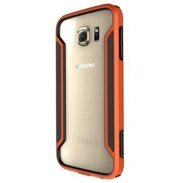 Samsung Galaxy S6 Nillkin Armor-Border Series Suojapuskuri Oranssi