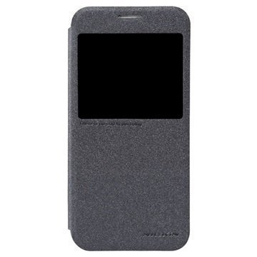 Samsung Galaxy S6 Nillkin Sparkle Series Smart View Läppäkotelo Musta
