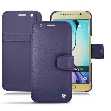 Samsung Galaxy S6 Noreve Tradition B Wallet Nahkakotelo Ambition Cobalt