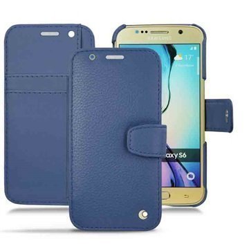 Samsung Galaxy S6 Noreve Tradition B Wallet Nahkakotelo Ambition Indigo