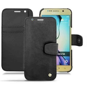 Samsung Galaxy S6 Noreve Tradition B Wallet Nahkakotelo Exception Dark Vintage