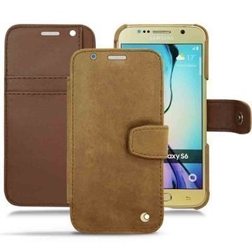 Samsung Galaxy S6 Noreve Tradition B Wallet Nahkakotelo Exception SableÂ Vintage