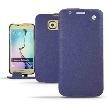 Samsung Galaxy S6 Noreve Tradition Läpällinen Nahkakotelo Ambition Cobalt