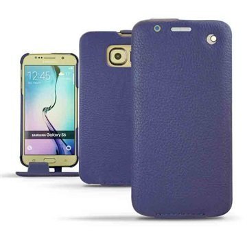 Samsung Galaxy S6 Noreve Tradition Läpällinen Nahkakotelo Ambition Cobalt