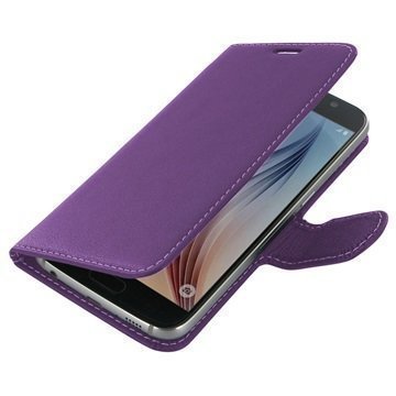 Samsung Galaxy S6 PDair Leather Case NP3LSSS6BX1 Violetti